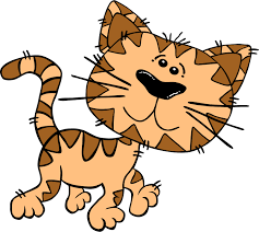 cartoon tabby cat